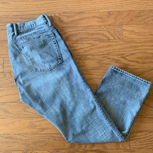 GAP 1969 Straight fit jeans. Men’s 36x30. Gray EUC